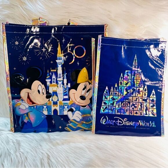 Disneyworld 50th Anniversary Reusable Bags - Picture 1 of 2